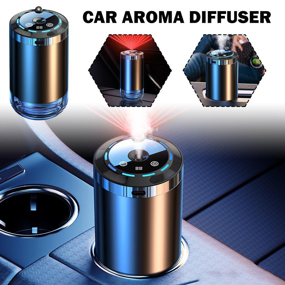 Smart Car Aromatherapy Humidifier High-End Ornaments Romantic Starry Sky Ceiling Car Perfume Atmosphere Light Aromatherapy Ready Stock