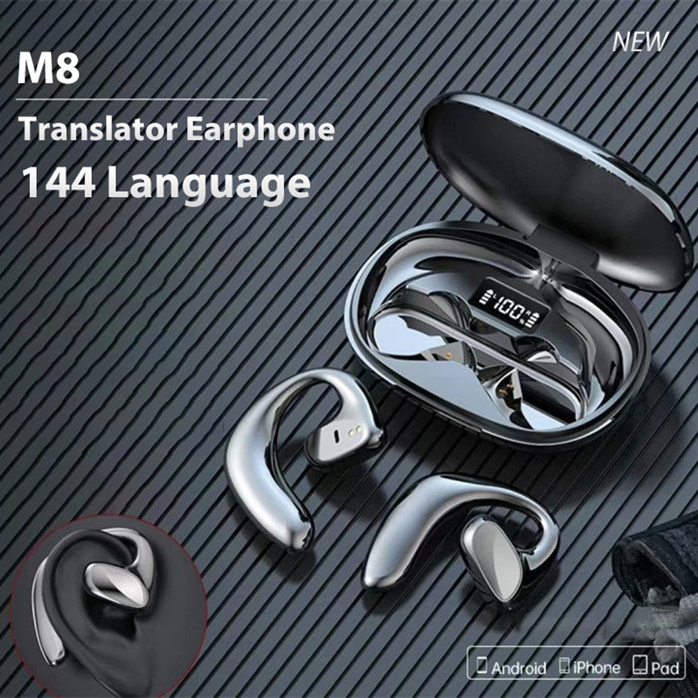 Cross-border New Translation Headset M8144 Language Translation Headset Bluetooth Headset Translation Machine