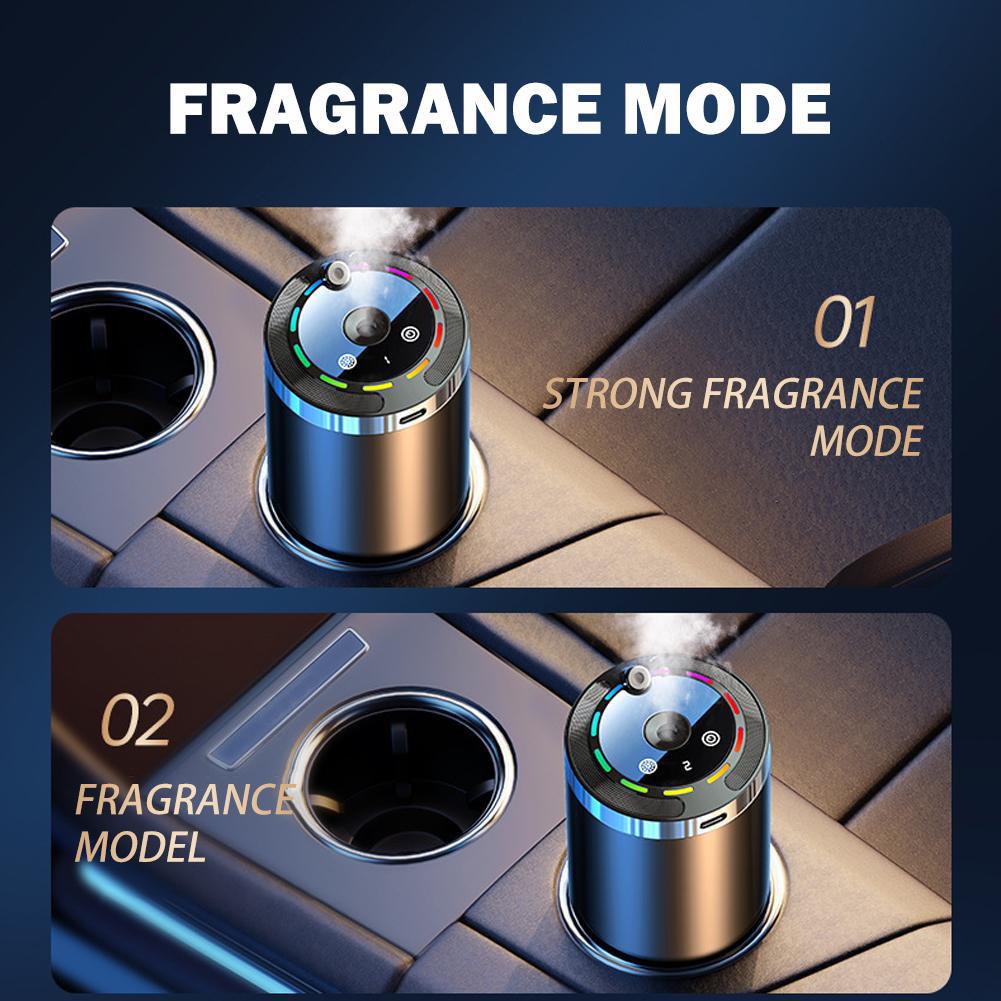 Smart Car Aromatherapy Humidifier High-End Ornaments Romantic Starry Sky Ceiling Car Perfume Atmosphere Light Aromatherapy Ready Stock